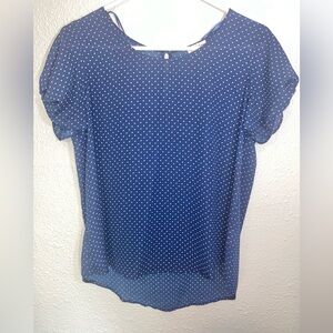 LILY WHITE polka dot blouse